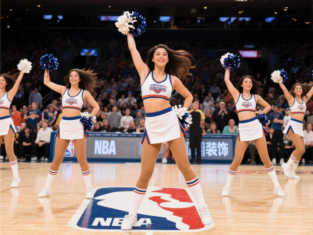 篮球场边的亮丽风景，比赛中不可或缺的魅力元素